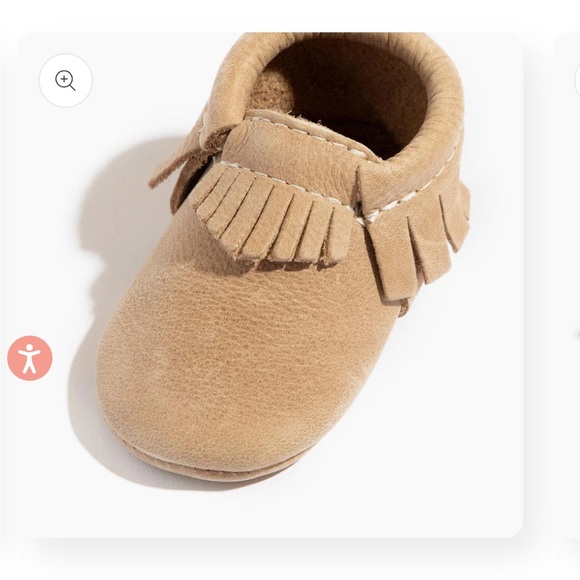 Freshly Picked Weathered Brown Moccasin Baby Shoe - Picture 3 of 7
